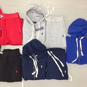 female polo sweat suit